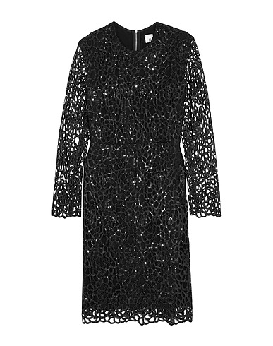 IRIS & INK Midi dress Black 100% Polyester