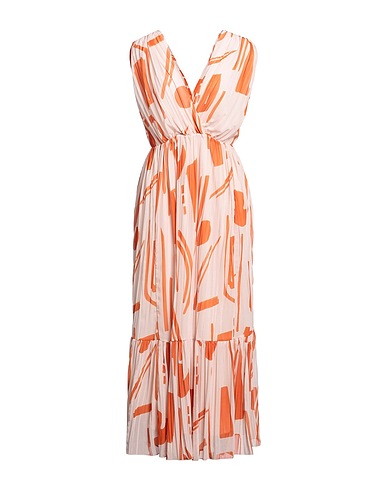 MÊME ROAD Long dress Beige 100% Polyester