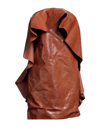 DSQUARED2 Short dress Brown 100% Ovine leather