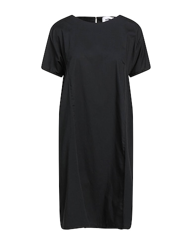ALPHA STUDIO Minivestido Negro 95% Algodón, 5% Elastán