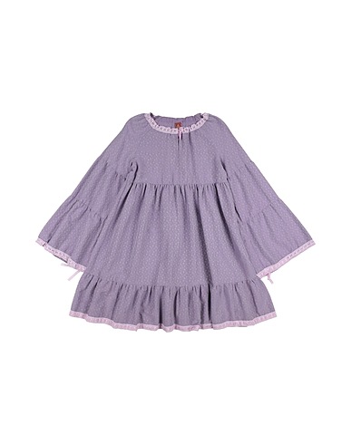 DONDUP Dress Light purple 78% Cotton, 22% Silk