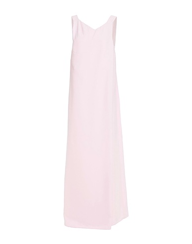 ROSETTA GETTY Vestito lungo Rosa chiaro 100% Viscosa, Cotone