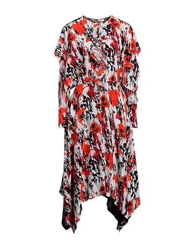 ROBERTO CAVALLI Vestito in Seta Corallo 100% Seta