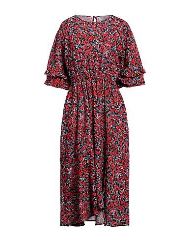 GAëLLE Paris Midi dress Red 100% Polyester