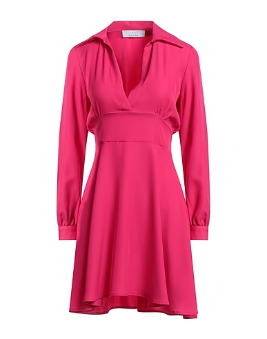 KAOS Short dress Fuchsia 95% Polyester, 5% Elastane