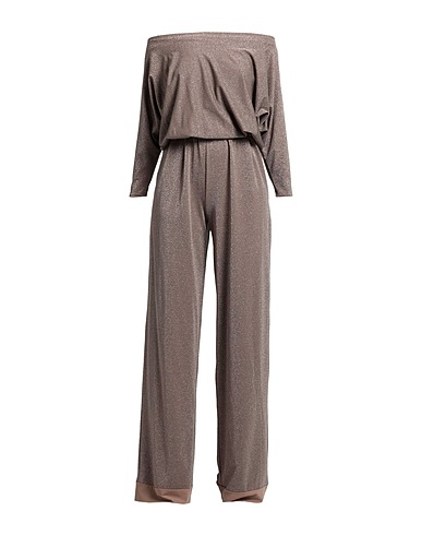 CHIARA BONI LA PETITE ROBE Jumpsuits and Dungarees Khaki 72% Polyamide, 28% Elastane