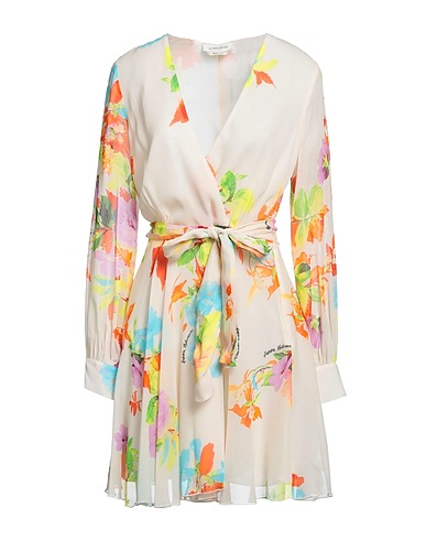 ANNA MOLINARI Short dress Beige 100% Viscose