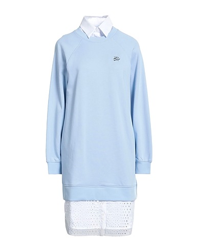 KARL LAGERFELD Office dress Sky blue 100% Cotton