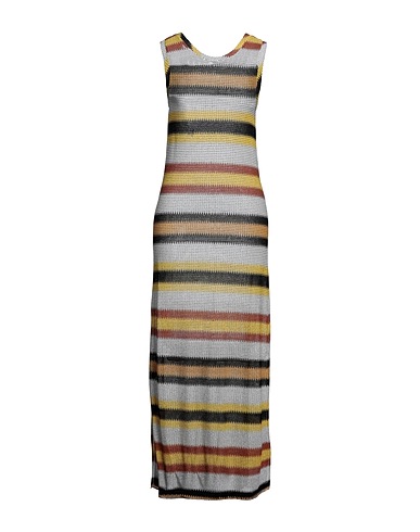 PEPITA Long dress Black 74% Viscose, 20% Polyamide, 6% Polyester