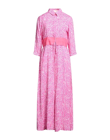 IU RITA MENNOIA Long dress Fuchsia 100% Viscose