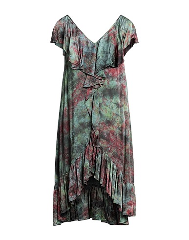MES DEMOISELLES Short dress Green 100% Viscose