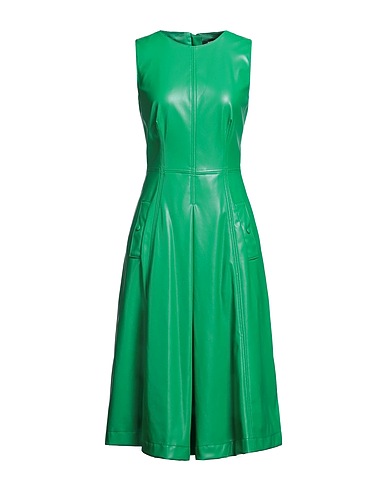 MARCO BOLOGNA Midi dress Green 100% Polyurethane