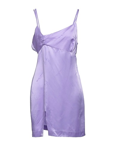 GCDS Vestito corto Lilla 53% Acetato, 47% Viscosa