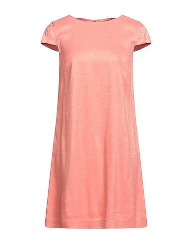 CAVALLI CLASS Vestito corto Salmone 84% Acetato, 10% Viscosa, 3% Poliestere, 3% Poliammide