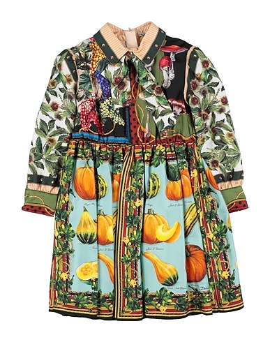 DOLCE & GABBANA Dress Military green 100% Silk