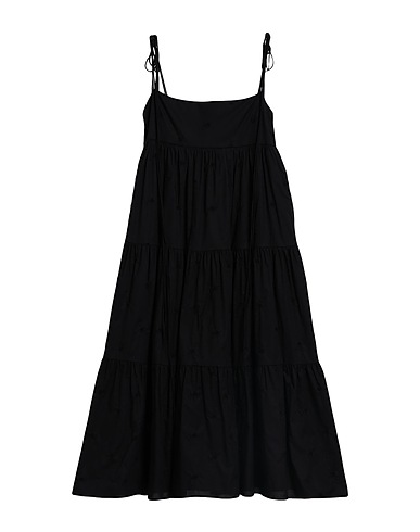 THE ANDAMANE Midi dress Black 100% Cotton