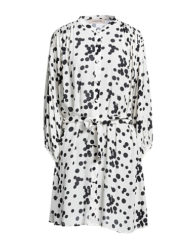 LAVIEPURE MAISON Shirt dress Ivory 100% Viscose