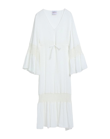 PEPITA Vestito midi Bianco 85% Viscosa, 15% Poliammide