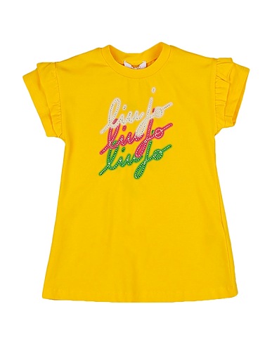 LIU •JO Vestito Baby  Giallo 95% Cotone, 5% Elastan