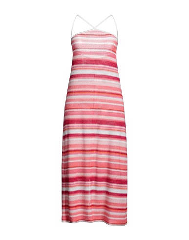 PEPITA Midi dress Pink 74% Viscose, 20% Polyamide, 6% Polyester