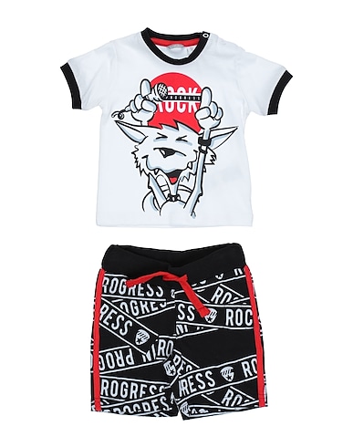 SARABANDA Babykleidung-Set  Weiß 100% Baumwolle