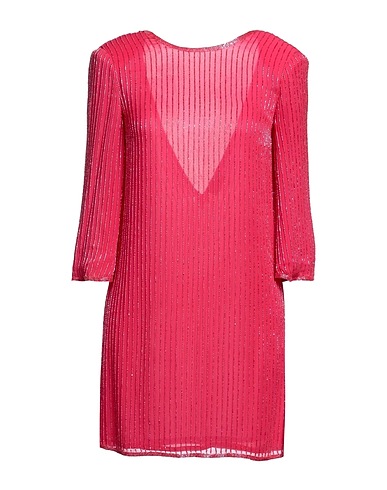 ELISABETTA FRANCHI Vestito corto Fucsia 100% Viscosa, Vetro