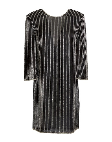 ELISABETTA FRANCHI Short dress Black 100% Viscose, Glass