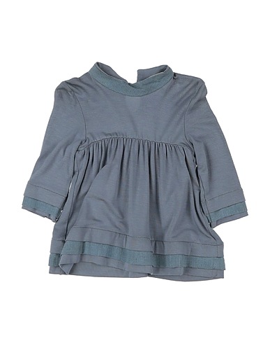 LE PETIT COCO Baby dress Slate blue 95% Viscose, 5% Elastane, Wool