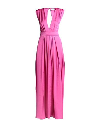 NENETTE Langes Kleid Fuchsia 100% Polyester