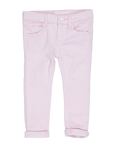 GUESS Denim trousers Pink 75% Cotton, 23% Polyester, 2% Elastane