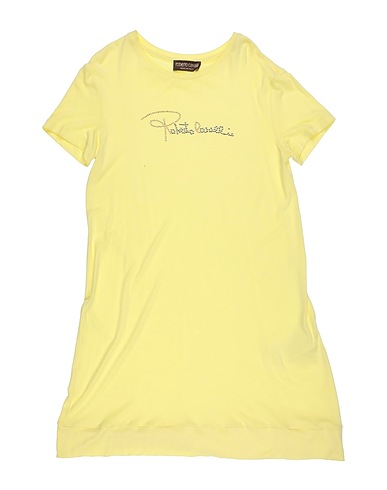ROBERTO CAVALLI JUNIOR Vestito Giallo pastello 95% Viscosa, 5% Elastan