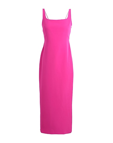 TOPSHOP Langes Kleid Fuchsia 90% Polyester, 10% Elastan