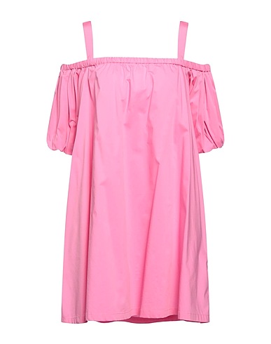 EMMA & GAIA Vestito corto Rosa 65% Cotone, 32% Poliammide, 3% Elastan
