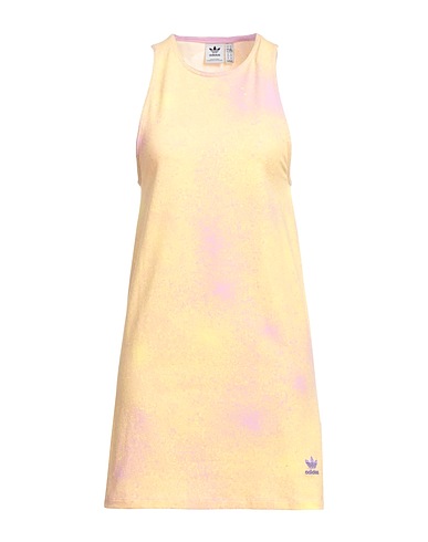 ADIDAS ORIGINALS Short dress Pastel yellow 93% Cotton, 7% Elastane