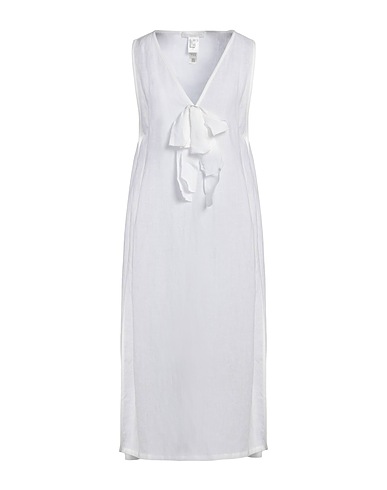 FABIANA FILIPPI Vestito midi Bianco 100% Lino