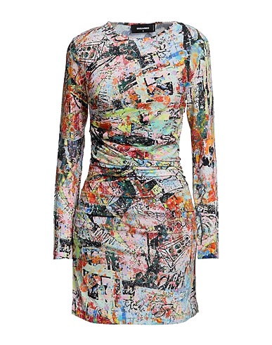 DSQUARED2 Short dress Pink 97% Viscose, 3% Elastane