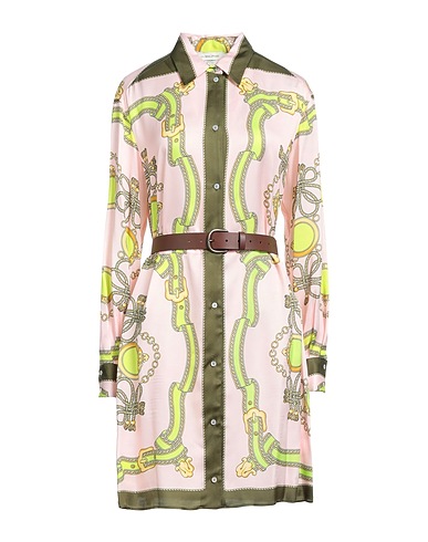 ANNA MOLINARI Hemdkleid Hellrosa 100% Viskose, Recyceltes Leder