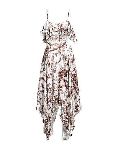 ODI ET AMO Midi dress Ivory 96% Polyester, 4% Elastane