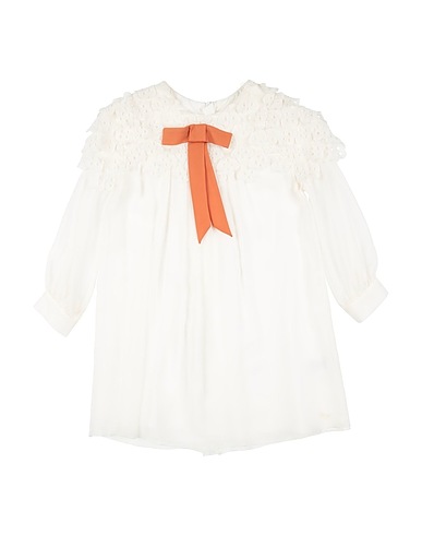 CHLOÉ Dress Ivory 100% Silk