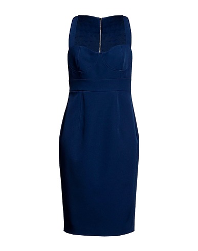 GATTINONI Midi dress Midnight blue 88% Polyester, 12% Elastane