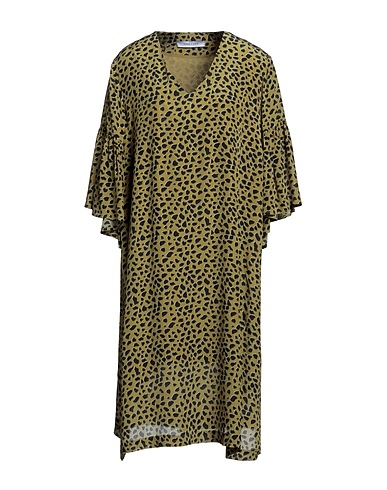 EMMA & GAIA Midi dress Military green 100% Viscose