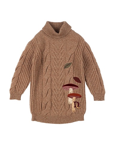 DOLCE&GABBANA Dress Brown 90% Virgin Wool, 10% Cashmere