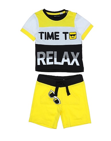 SARABANDA Baby co-ord  Yellow 100% Cotton