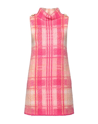 ELISABETTA FRANCHI Short dress Pink 38% Acrylic, 32% Polyamide, 30% Mohair wool