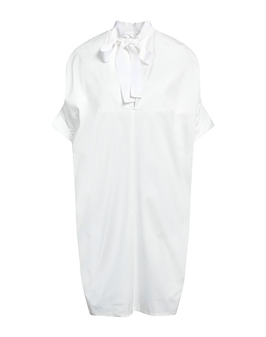 WINGATE Vestito chemisier Bianco 75% Cotone, 20% Poliammide, 5% Elastan