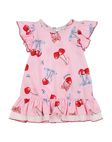 MONNALISA Robe bébé  Rose 95% Coton, 5% Élasthanne