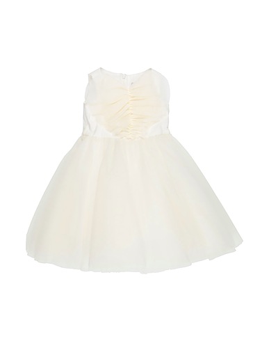 MONNALISA Dress Ivory 100% Cotton, Polyamide