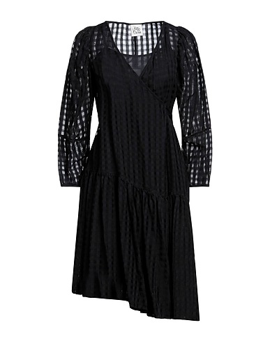 ATTIC AND BARN Vestito chemisier Nero 100% Cotone