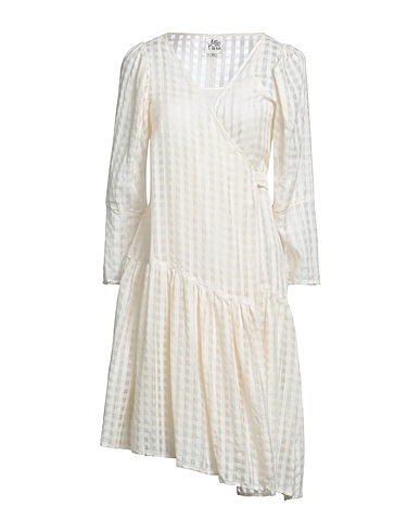ATTIC AND BARN Vestito chemisier Avorio 100% Cotone