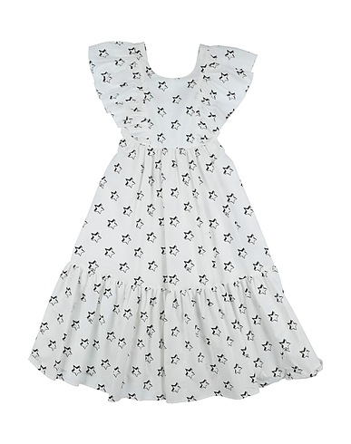 MONNALISA Dress White 100% Cotton